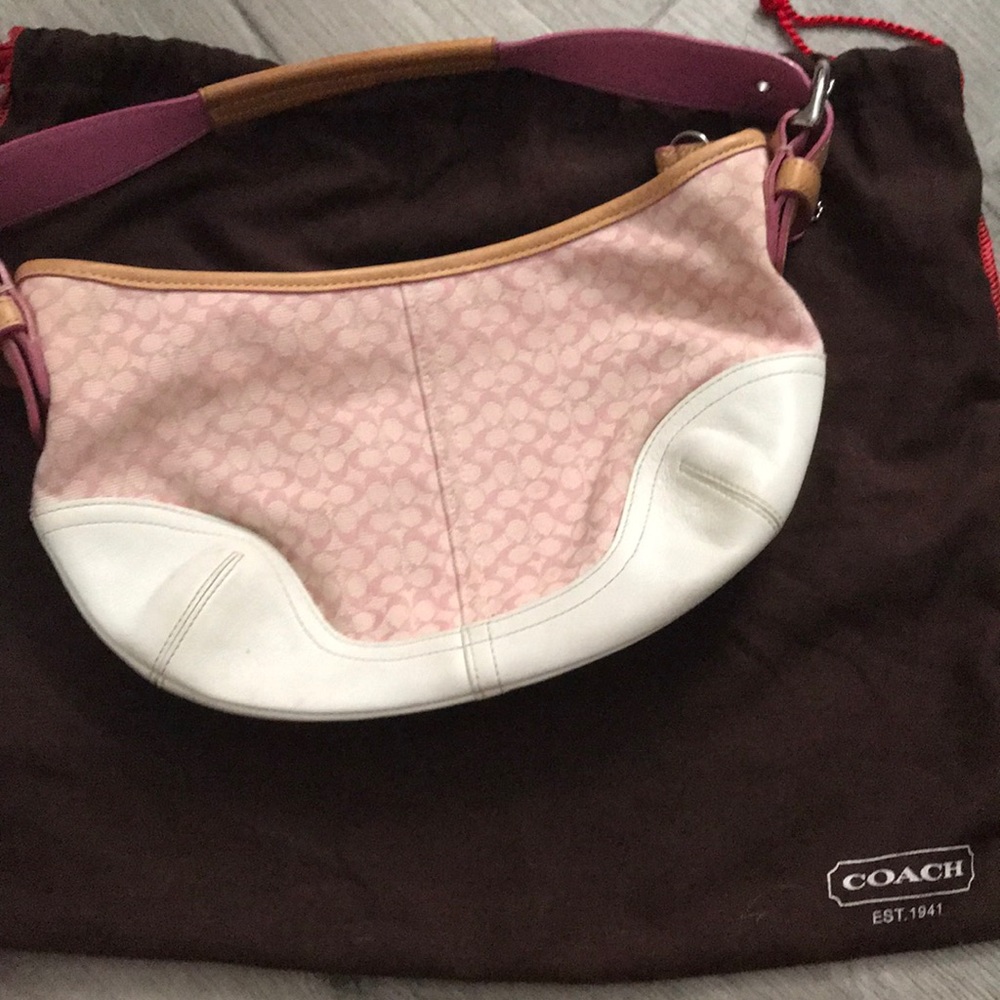 Small coach shoulder bag.